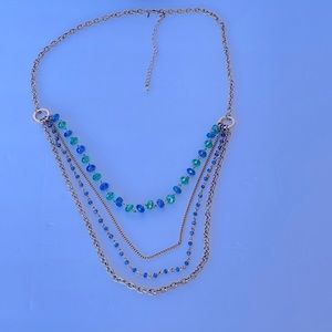 Set of necklace and earrings